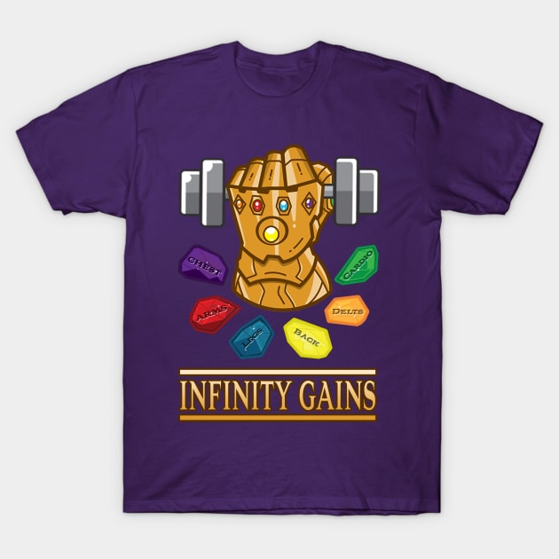 Infinity Gains T-Shirt by Christastic